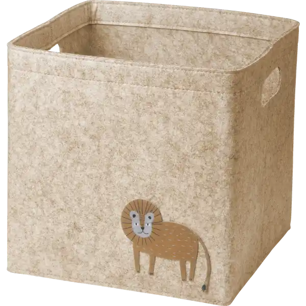 Kinder-Spielzeugbox Löwe 30x30x30cm