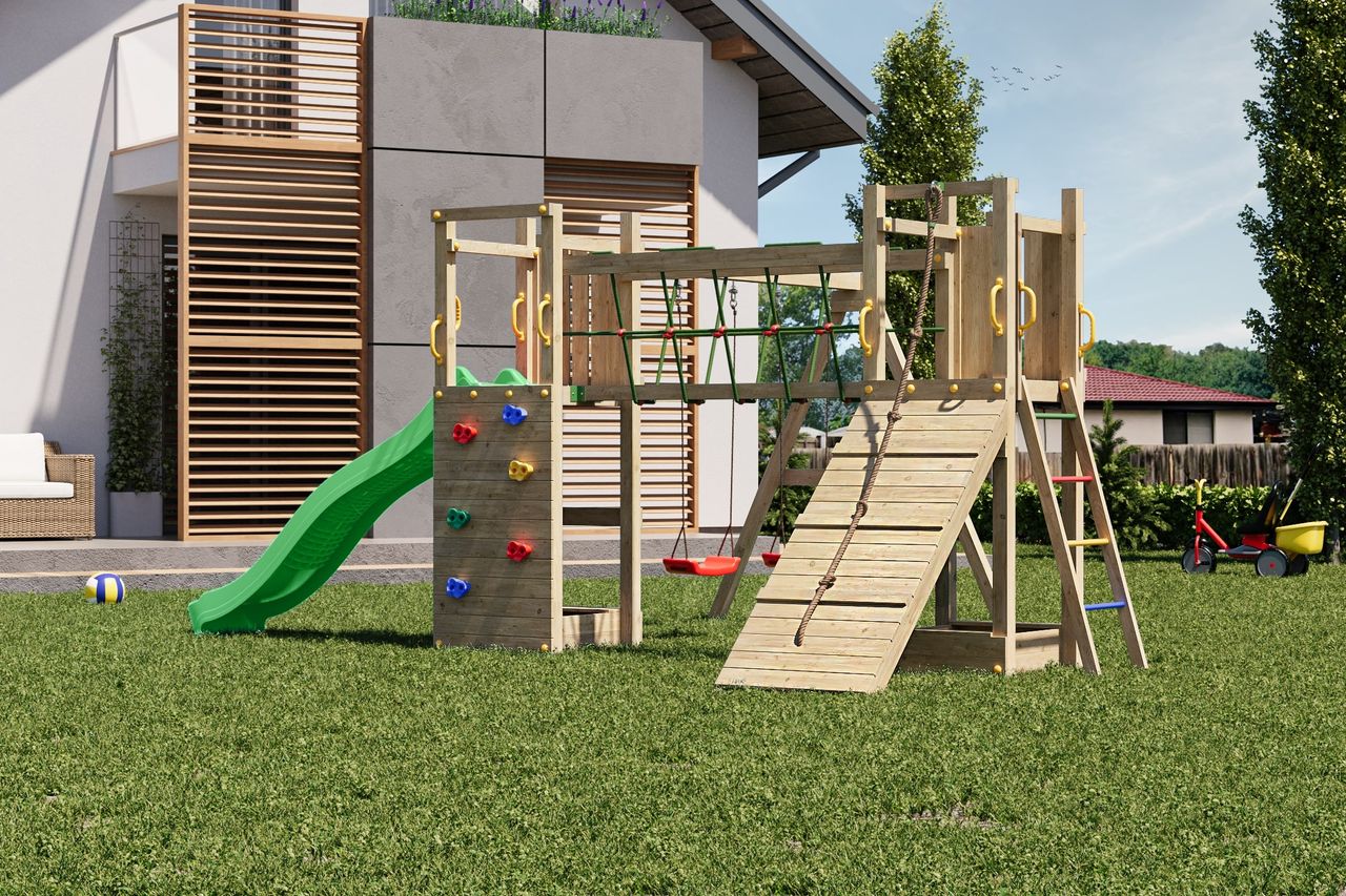 FUNGOO FUNGOO Spielturm Klettergerüst Maxi Funny Exposure