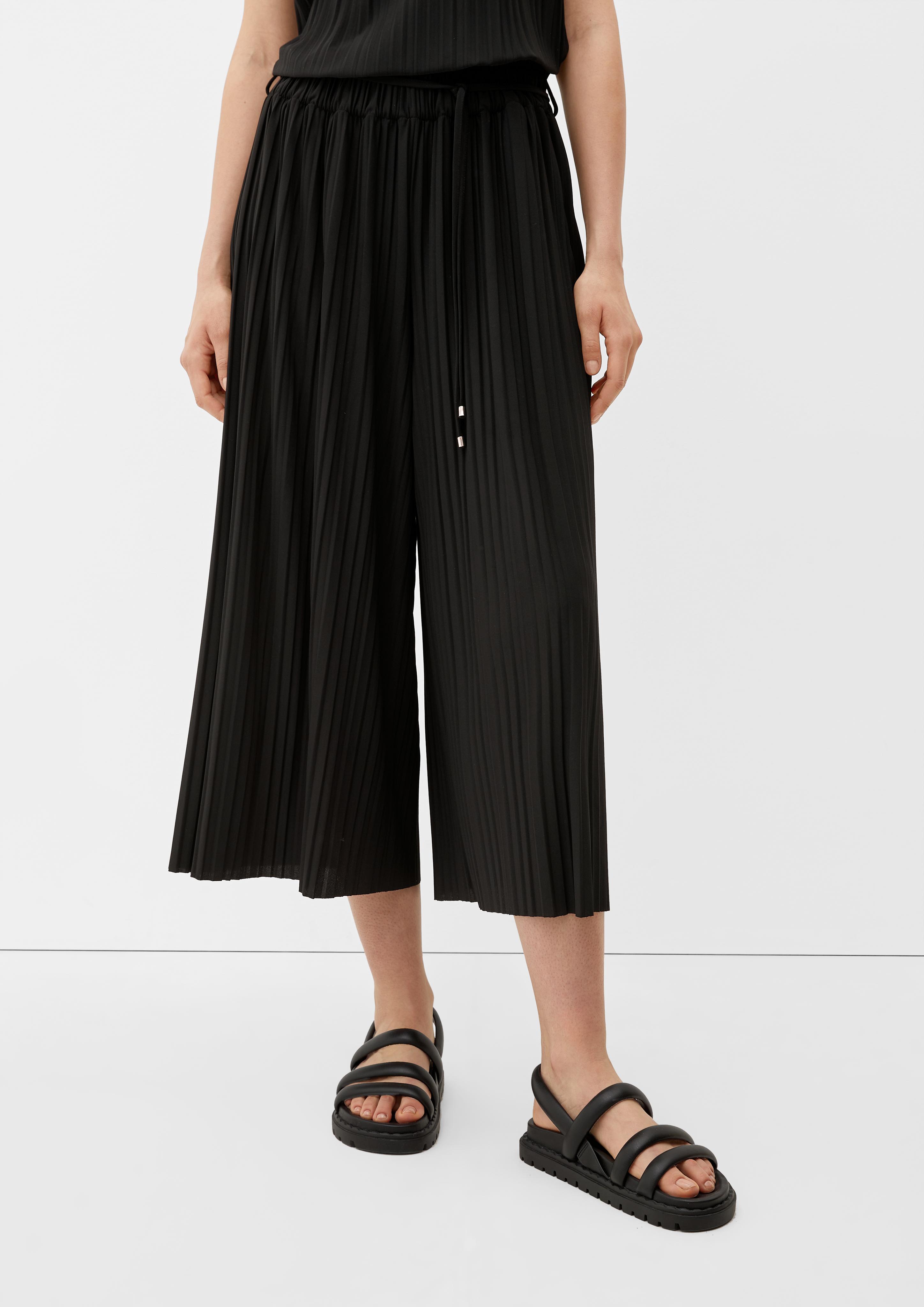 Loose: Culotte mit Plisséefalten  2132762-9999