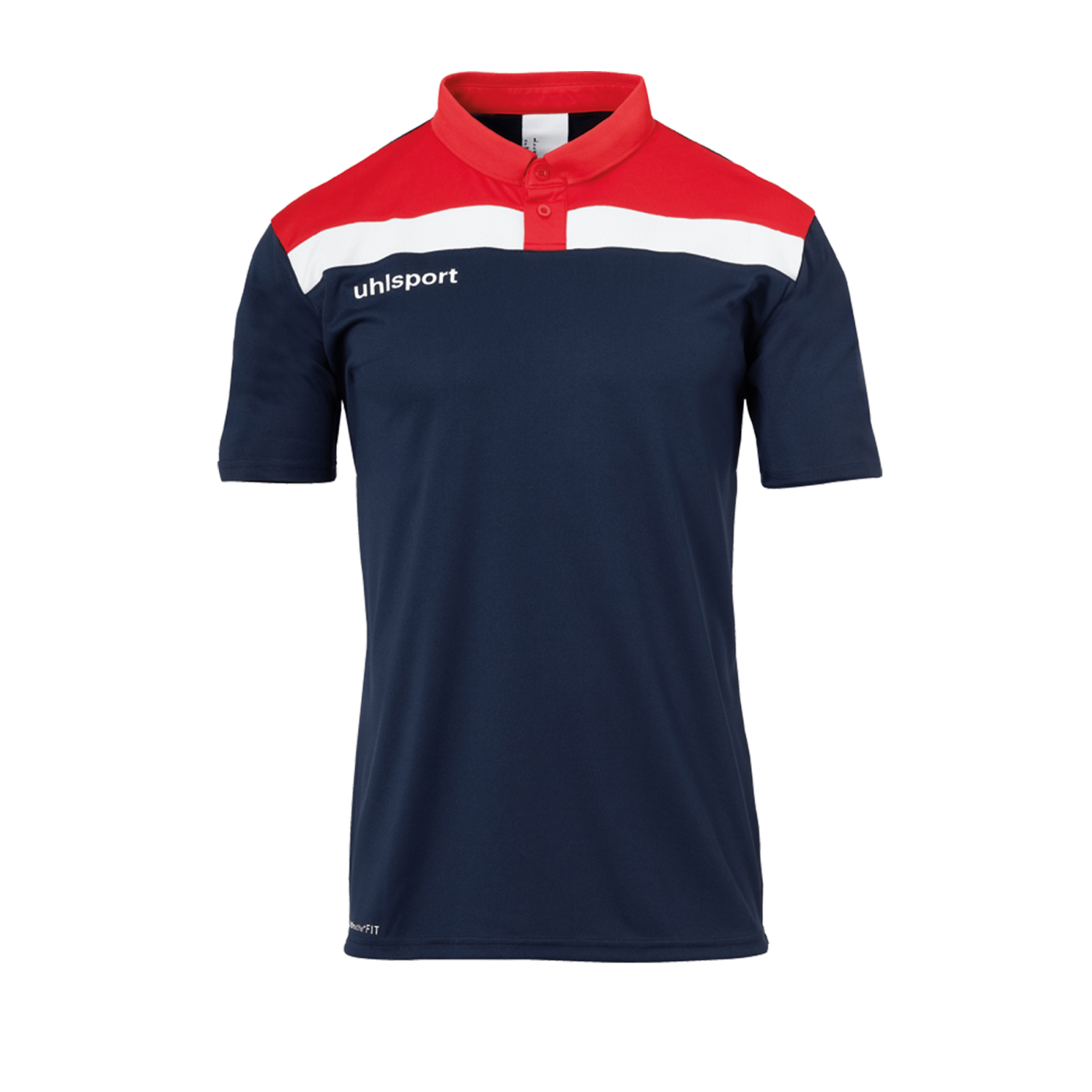Uhlsport Offense 23 Poloshirt Kids Blau Rot F10