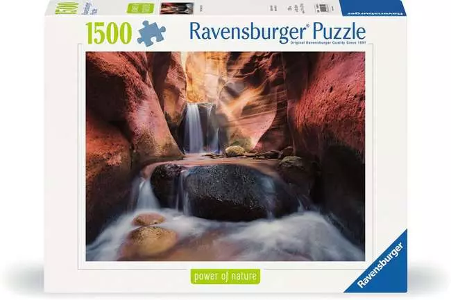 Puzzle 1500 Teile - Der Wasserfall im Red Canyon