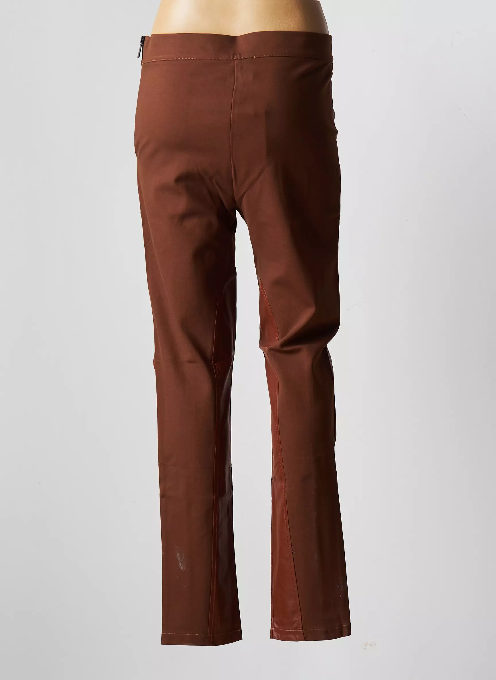 Rinascimento Pantalons Slim Femme couleur marron