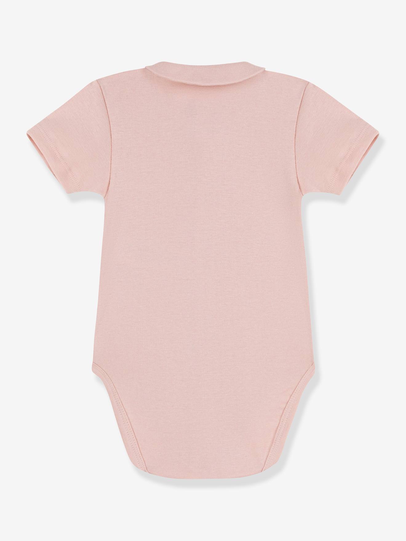 Body manches courtes avec col PETIT BATEAU rose