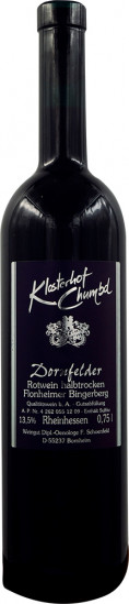 2018 Dornfelder halbtrocken - Weingut Chumbderhof