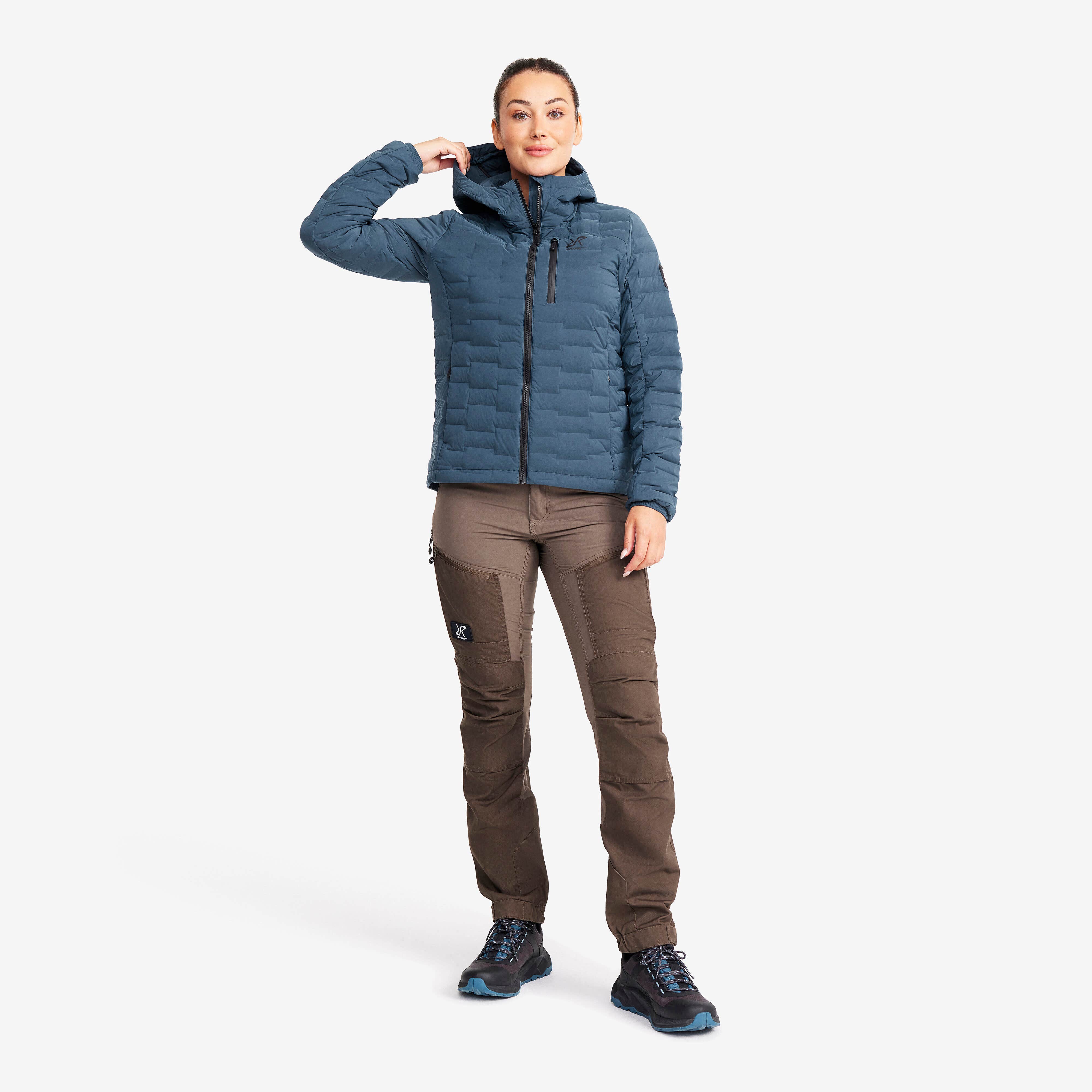 Flex Stretch Down Jacket Femme Moonlit Ocean