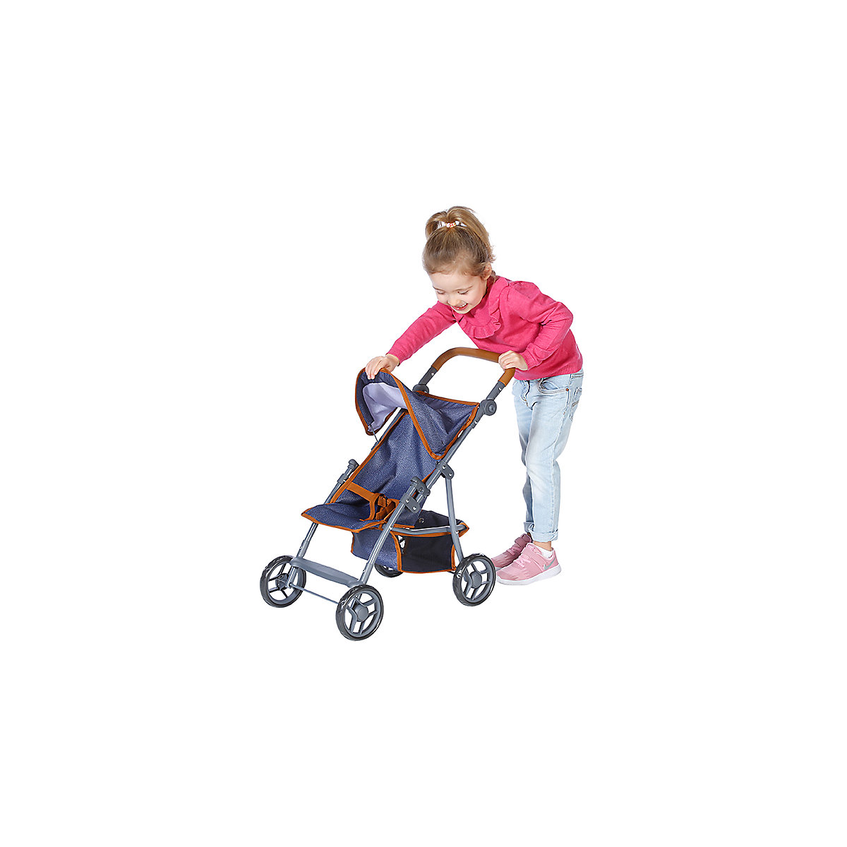 Puppenbuggy Liba - dark blue