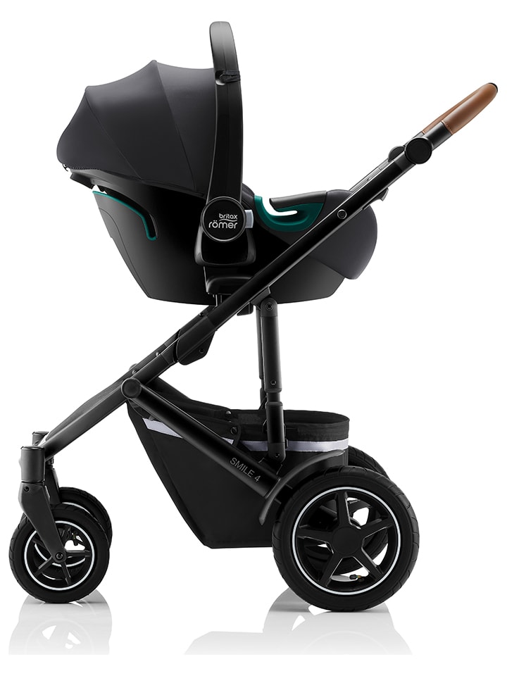 britax römer 2tlg. Set: Babyschale und Basisstation in Anthrazit - Gruppe 0  günstig kaufen onesize