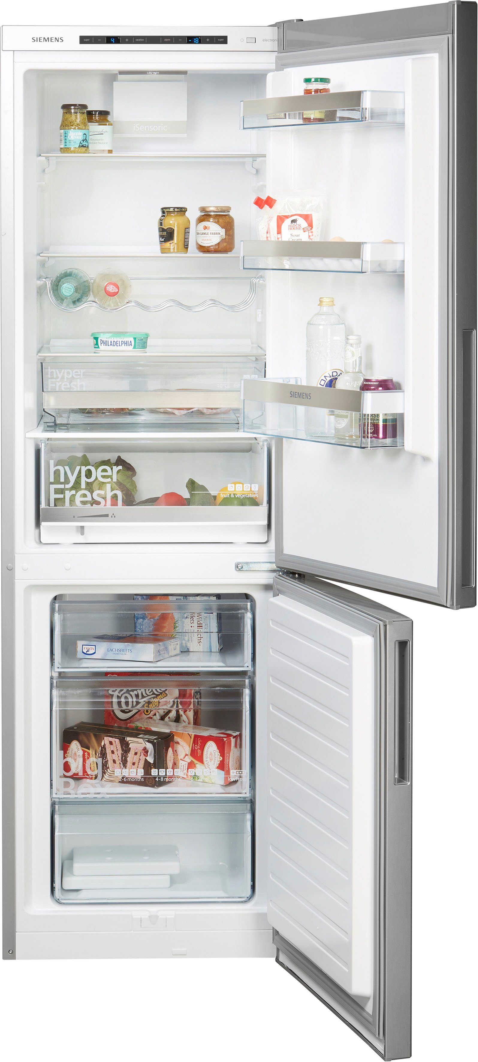 SIEMENS Kühl-/Gefrierkombination KG36EALCA, 186 cm hoch, 60 cm breit