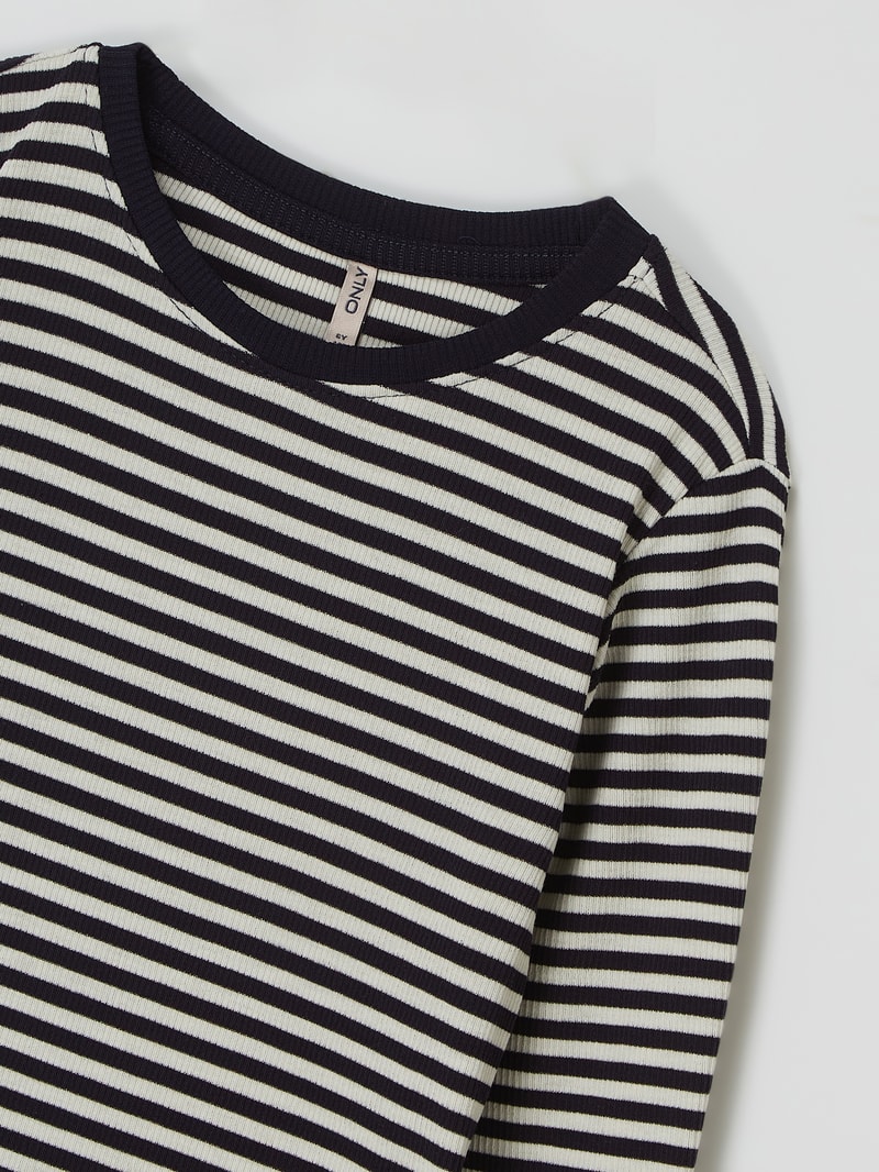 Longsleeve mit Streifenmuster Modell 'Josse' in bleu
