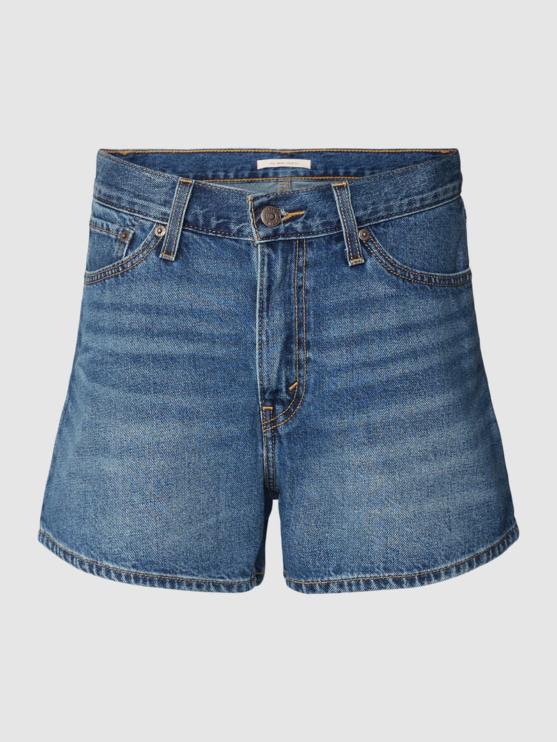 Jeansshorts aus reiner Baumwolle Modell '80'S' in jeans