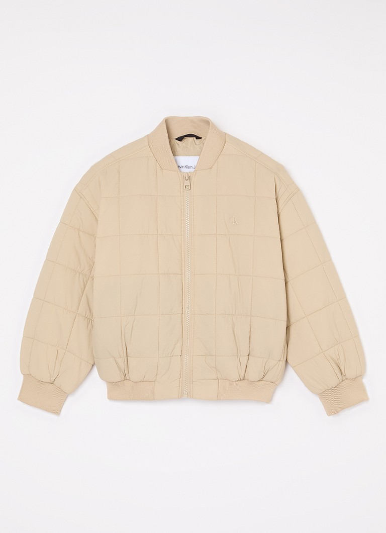 Calvin Klein prešita bomber jakna z vzorcem prešite prešite prešite barve