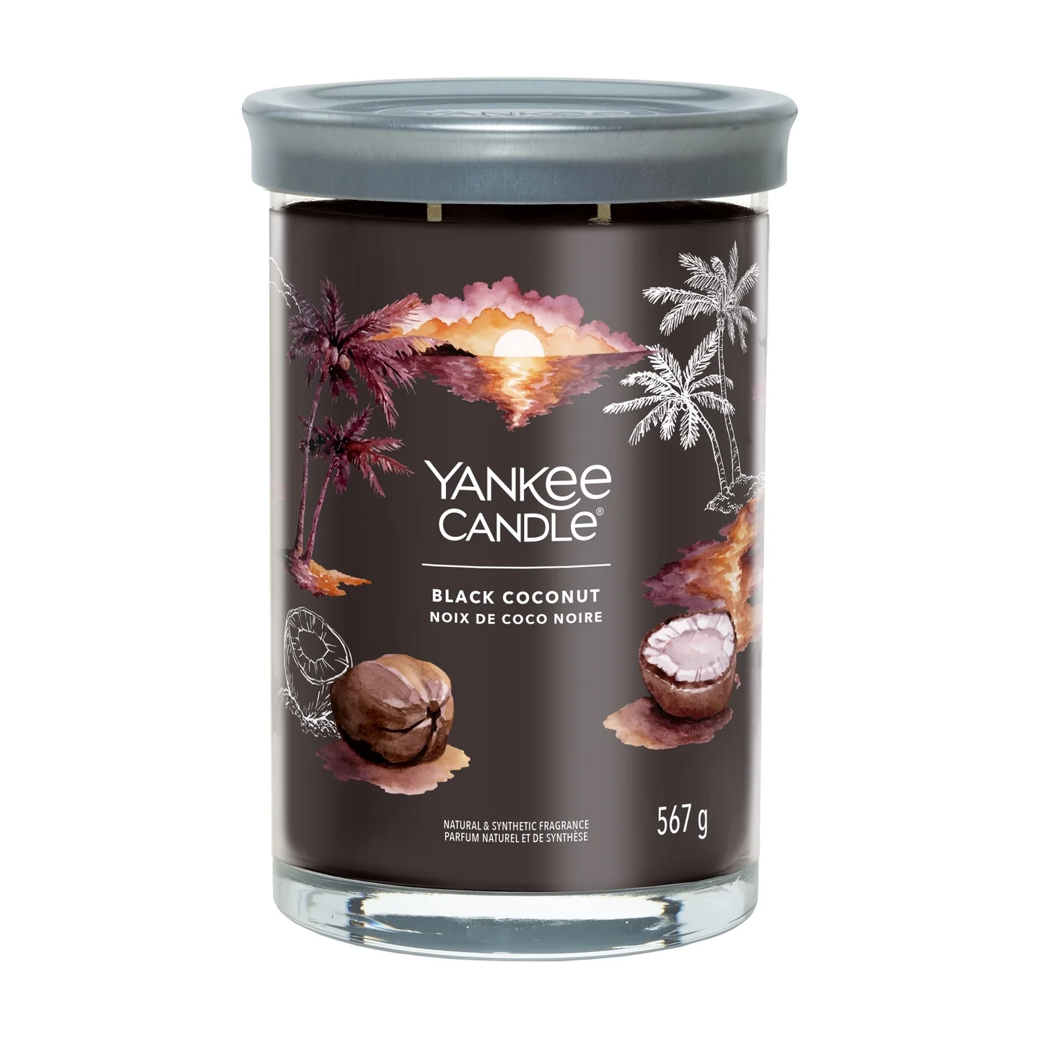 Signature Tumbler Candles Black Coconut - Candela Perfumata