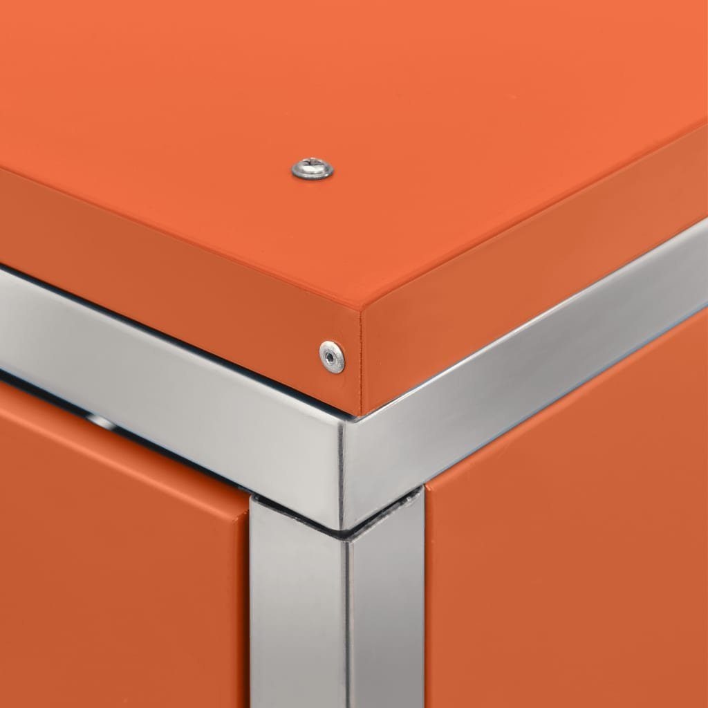 vidaXL Mülltonnenbox Mülltonnenbox für 1 Tonne 69x77,5x115 cm Edelstahl