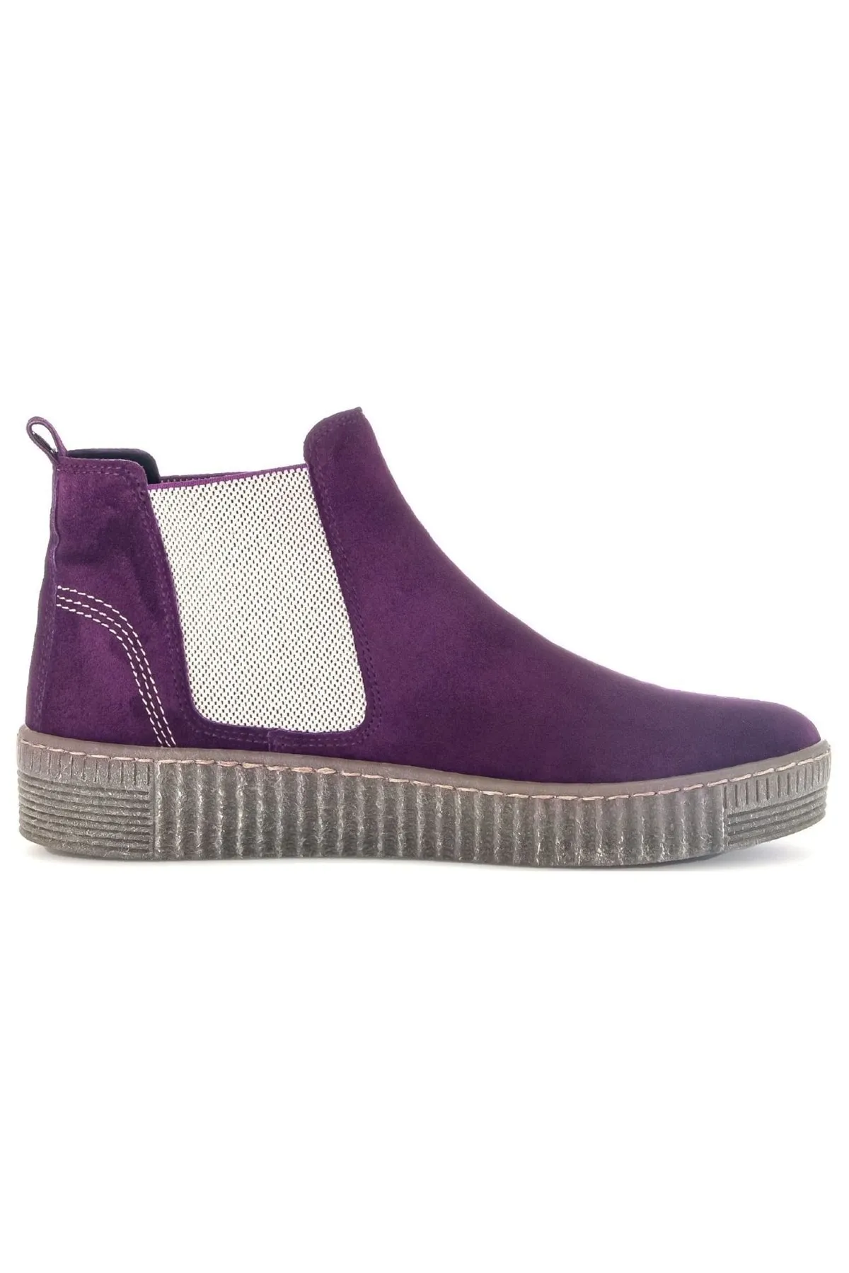 GABOR  Stiefelette - Lila - Flacher Absatz