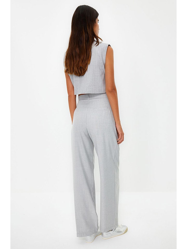 trendyol Marlenehose in Grau günstig kaufen