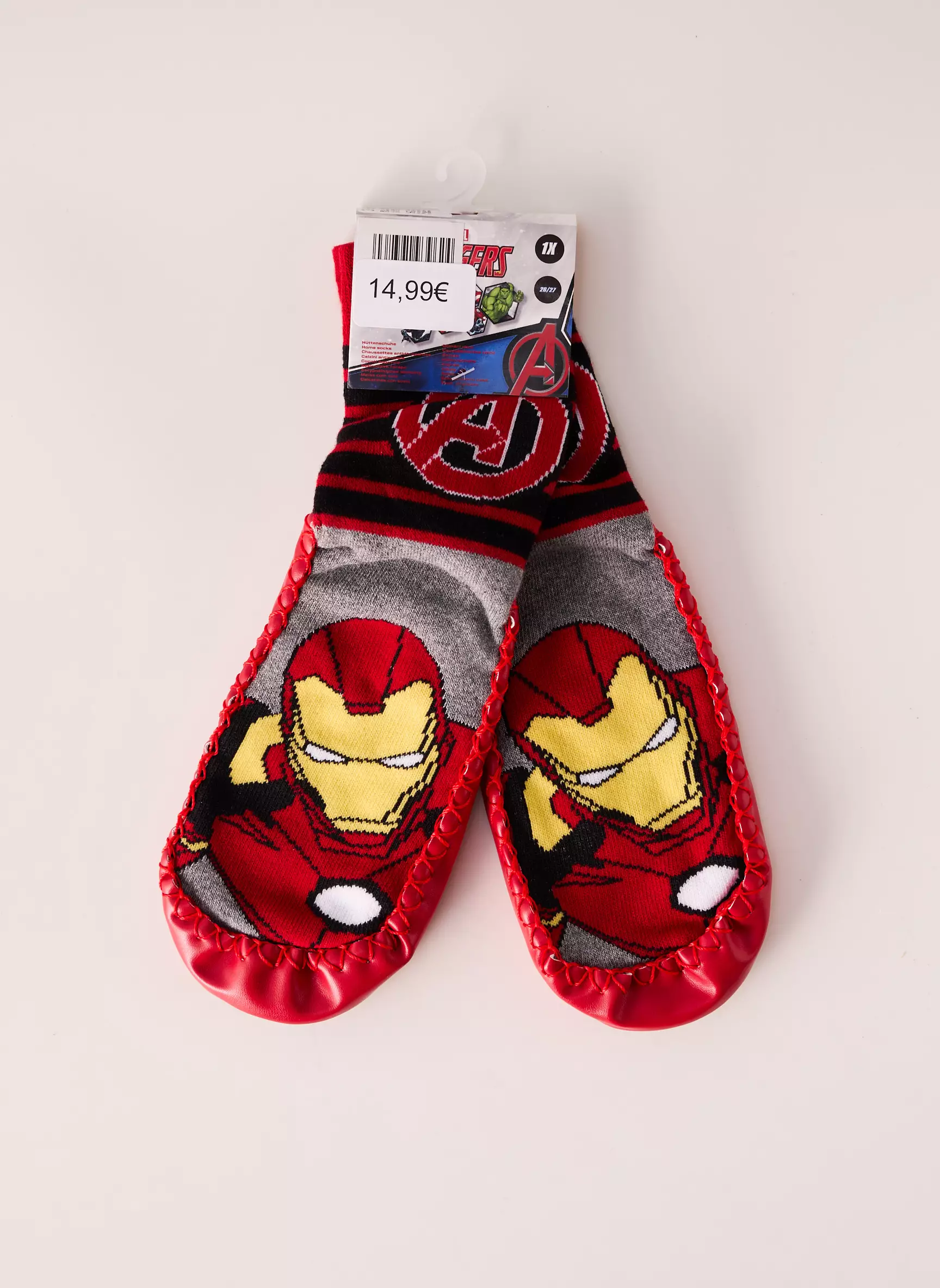 Marvel Chaussons Garcon couleur rouge