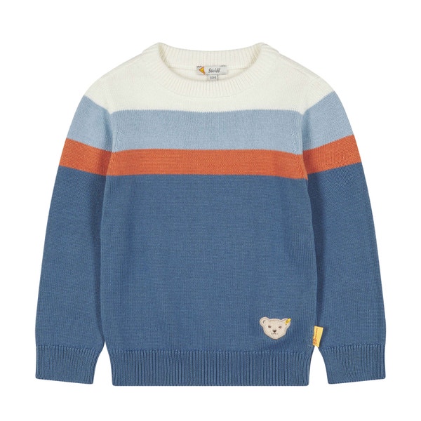 Pullover, mittelblau für Jungs