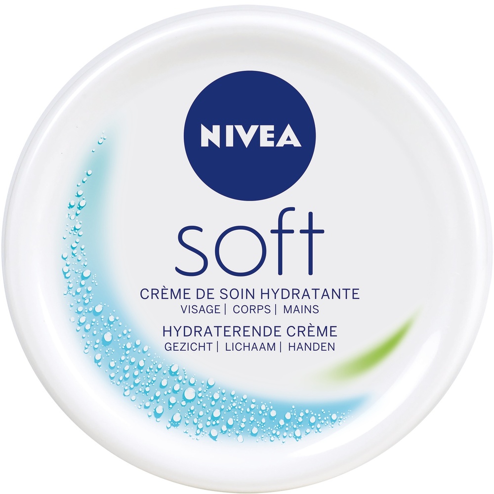 nivea SOFT Crème de soin multi-usage visage corps et mains hydratante Multi-usage Hydratante