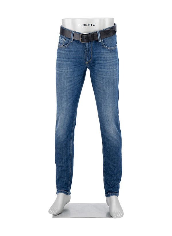 Alberto, Jeans Slipe, Tapered Fit, Bio Baumwoll-Stretch, dunkelblau
