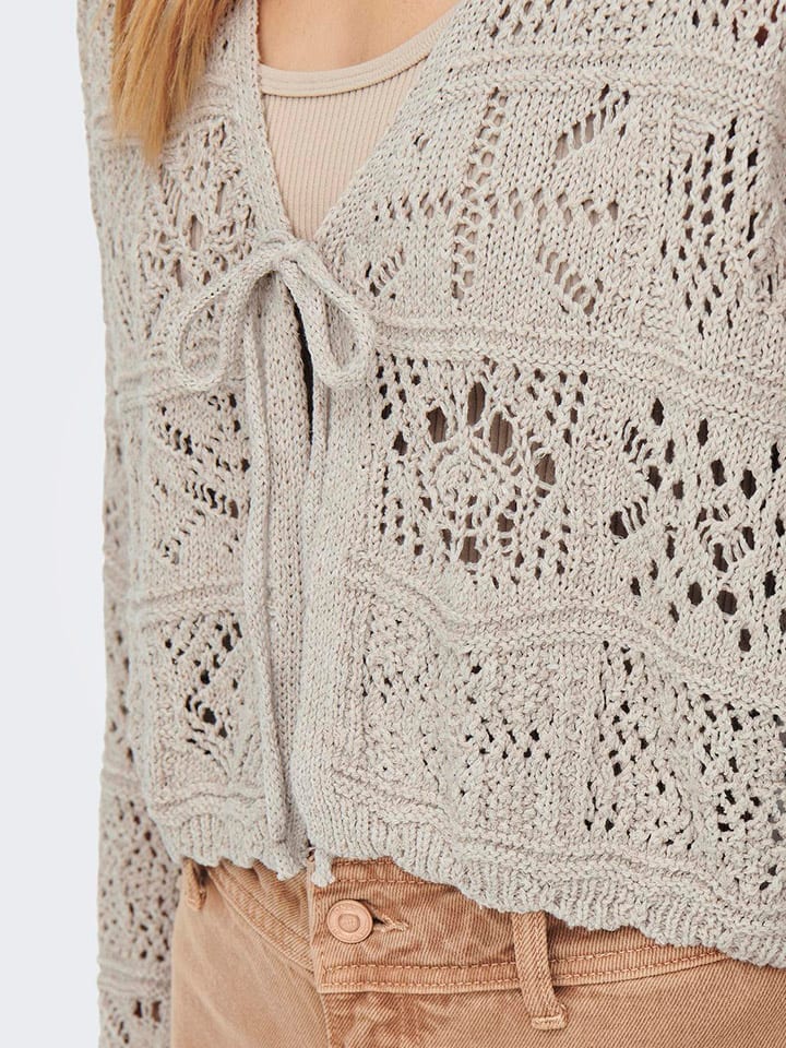 ONLY Cardigan in Beige günstig kaufen