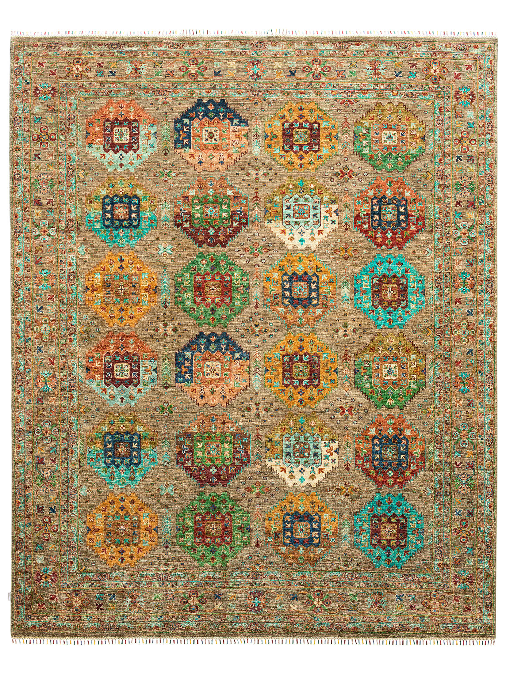 Buchara Ghazni ca. 244 x 301 cm, Unikat / Einzelstück