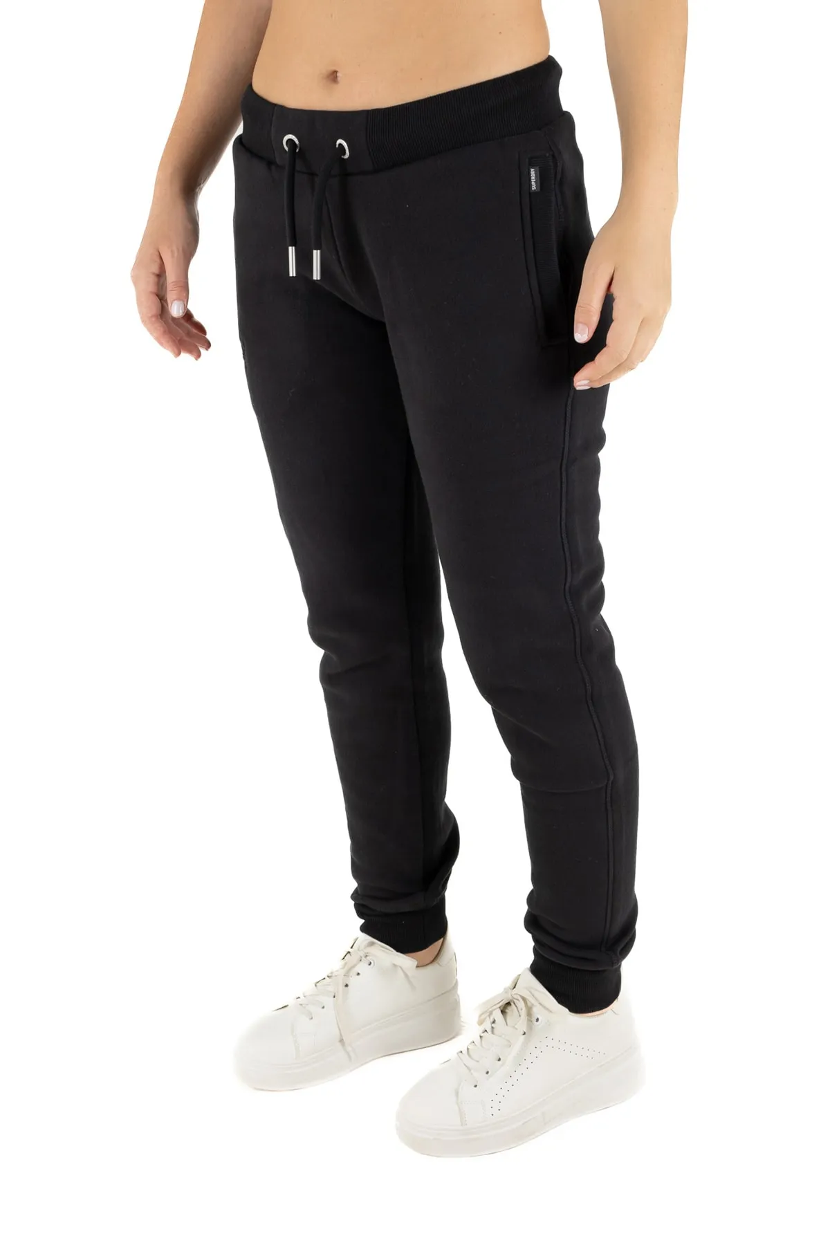 SUPERDRY  Hose Damen/Mädchen SCHWARZ