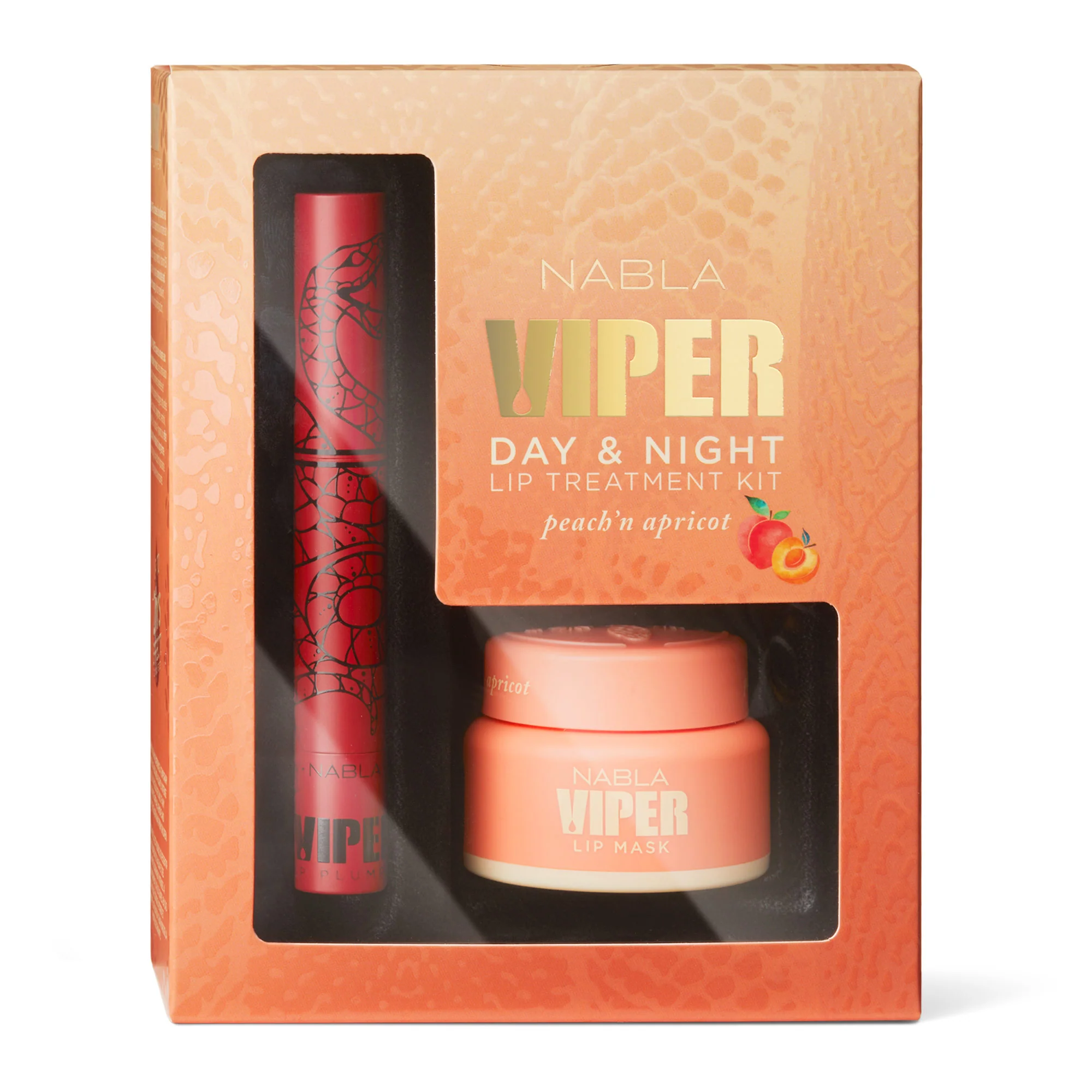 Lips Viper Day & Night Lip Kit Peach'n Apricot - Σετ μακιγιάζ