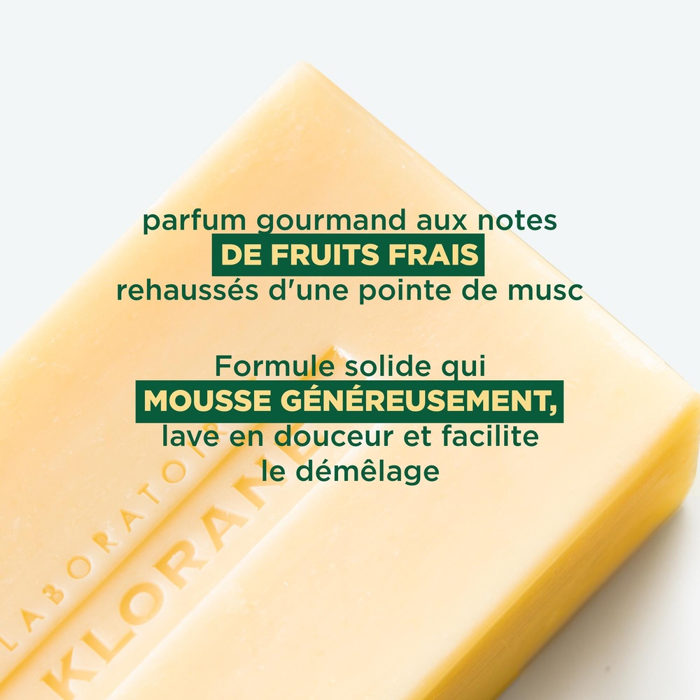 Klorane Klorane - Mangue - Shampoing Solide Nutr ition à la Mangue - Cheveux secs 80gr Shampoing