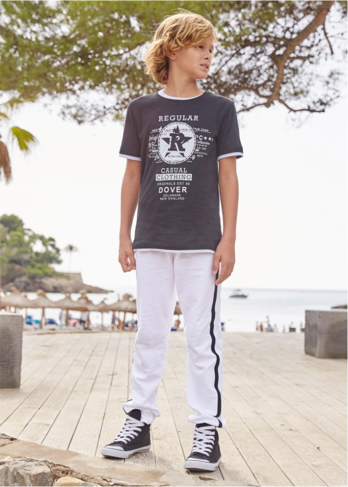 Jungen T-Shirt aus Bio-Baumwolle (2er Pack)