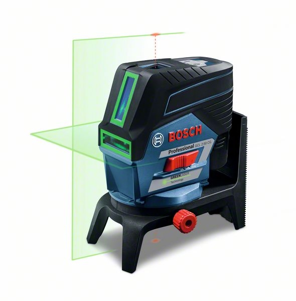 Bosch Blue 0601066H03 GCL 2-50 C kombinationslaser med punktlaser og linjelaser ekskl. batteri og oplader i L-Boxx