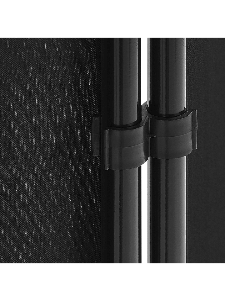 Beliani Paravent NARNI in Schwarz - (W) 161 x (H) 170 x (L) 2 cm günstig kaufen onesize