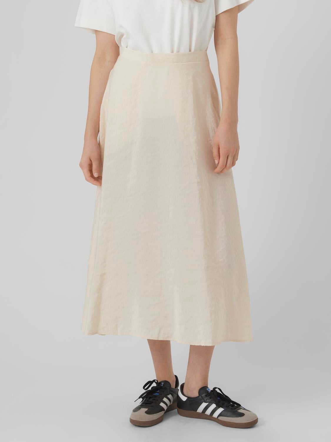 VMFLORENCE Hohe Taille Langer Rock