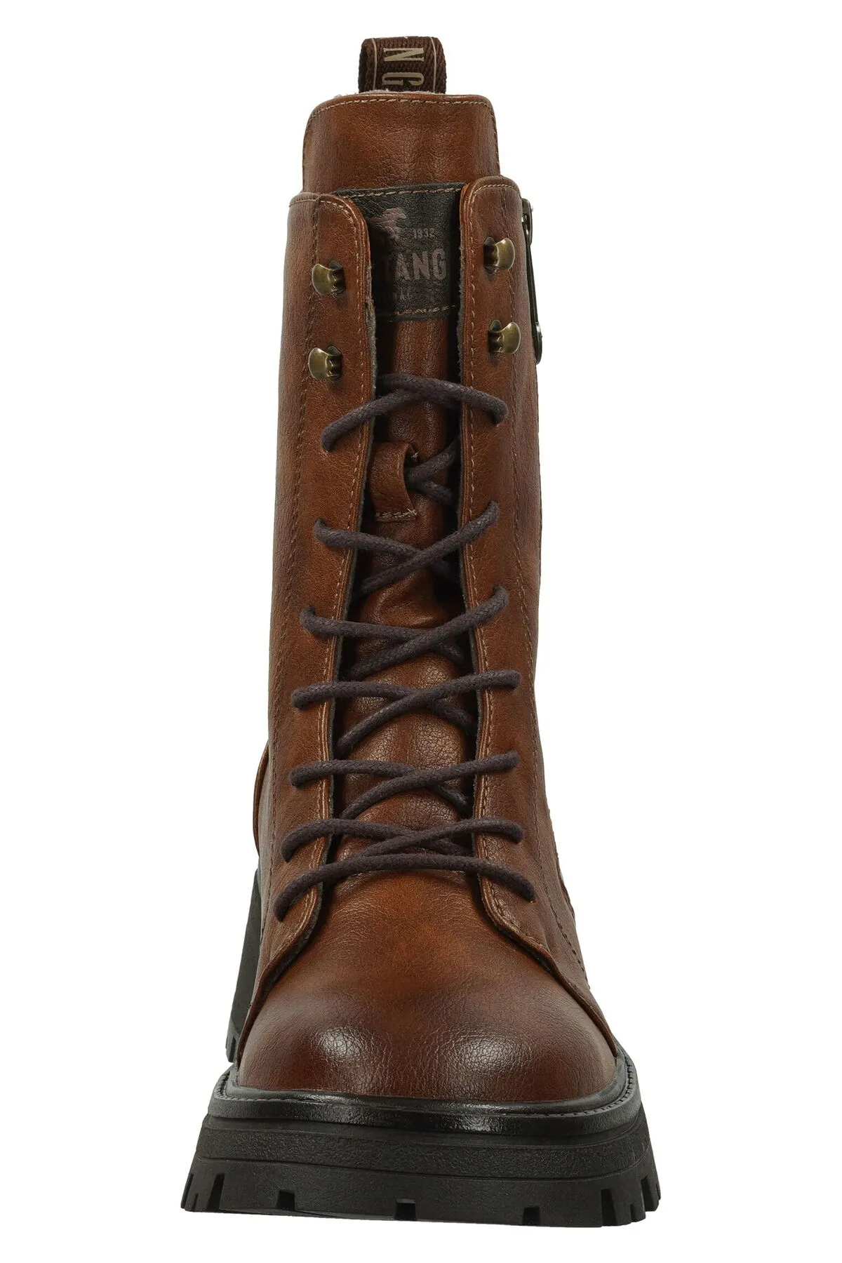 Mustang  Stiefelette - Braun - Blockabsatz