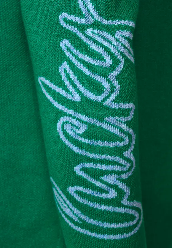 CECIL Jacquard Hoodie Pullover