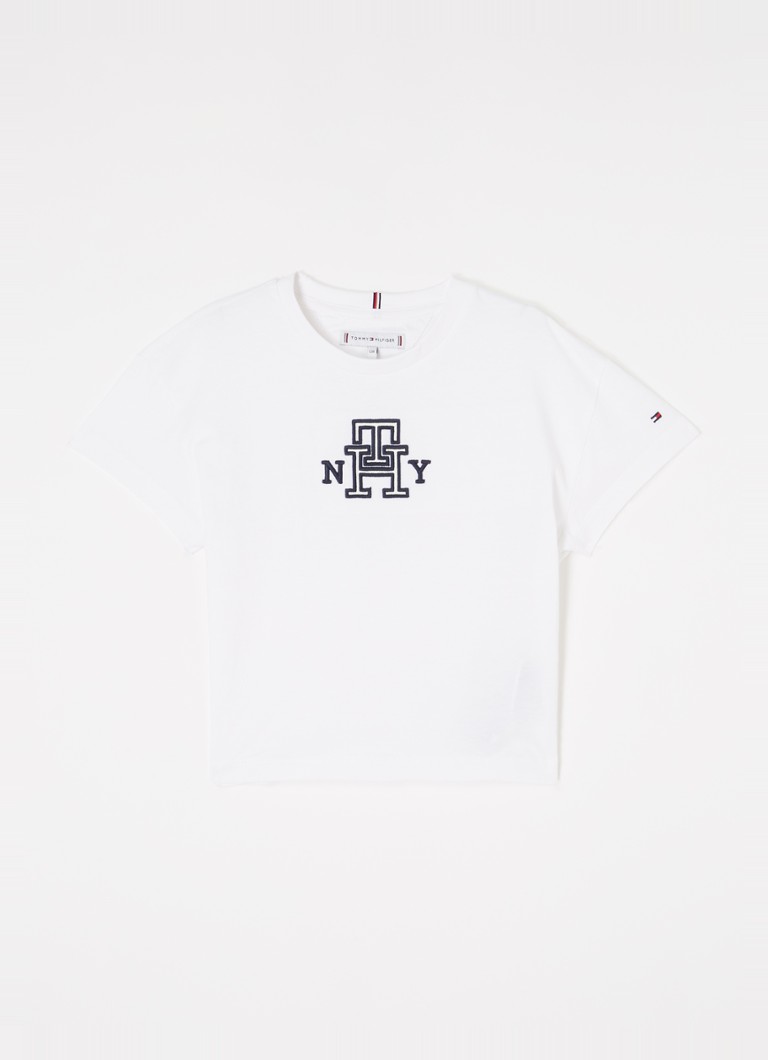 Tricou Tommy Hilfiger cu logo brodat