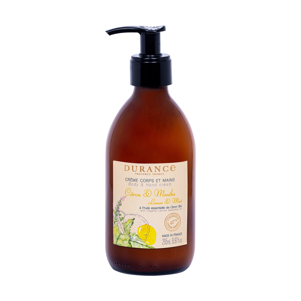 durance Citron Menthe Crème corps et mains 295ml