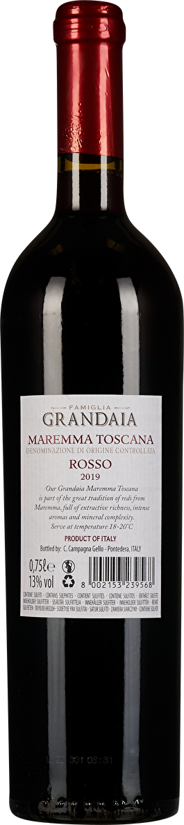 Famiglia Grandaia Maremma Rosso 2019