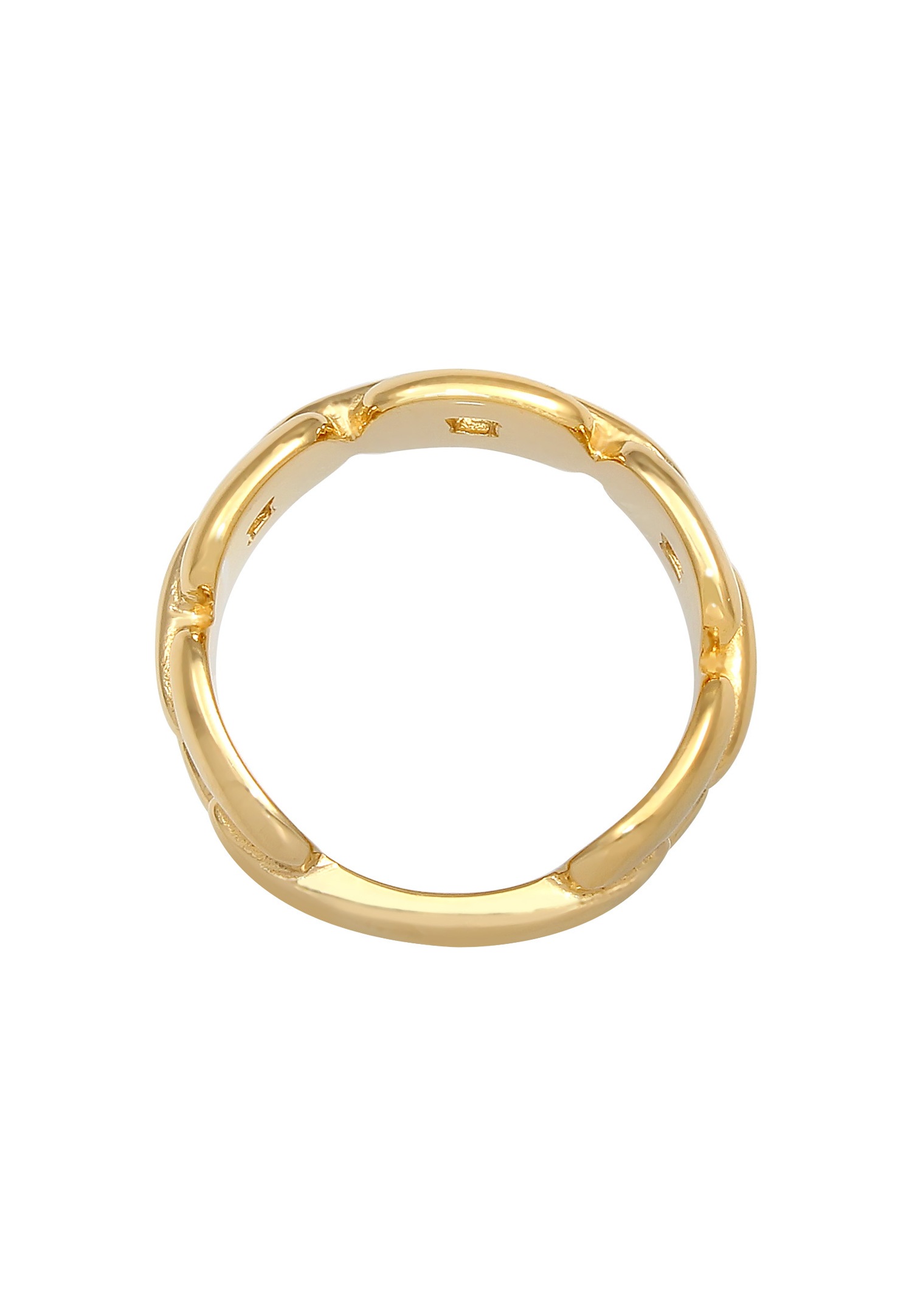 Elli Glieder Oval Cadena Look Plata 925