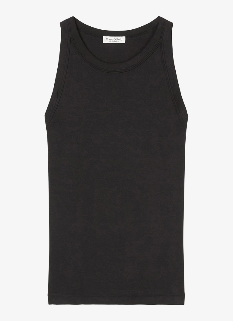 Marc O'Polo Organic cotton tank top with ribbed structure