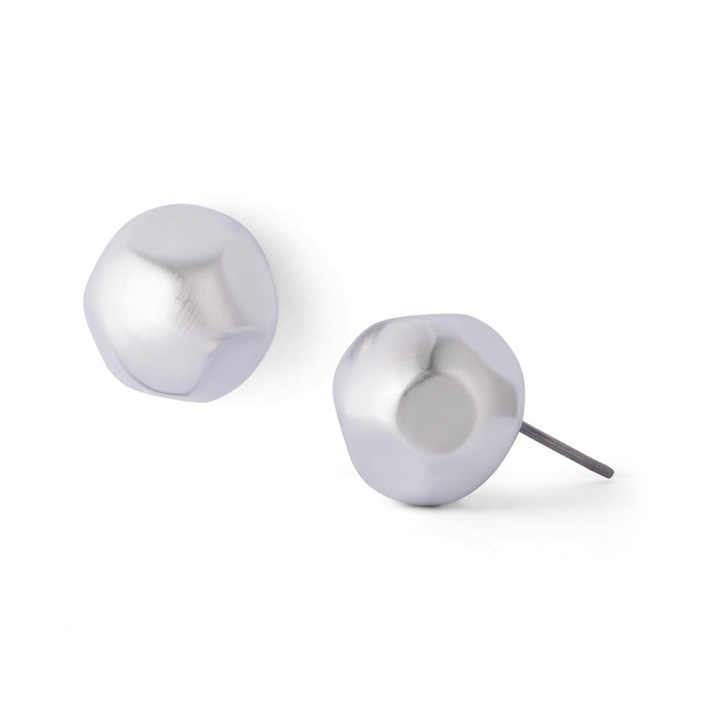 Pippa&Jean Puces d'oreille tendance Laiton en Argent Boucles d'oreilles