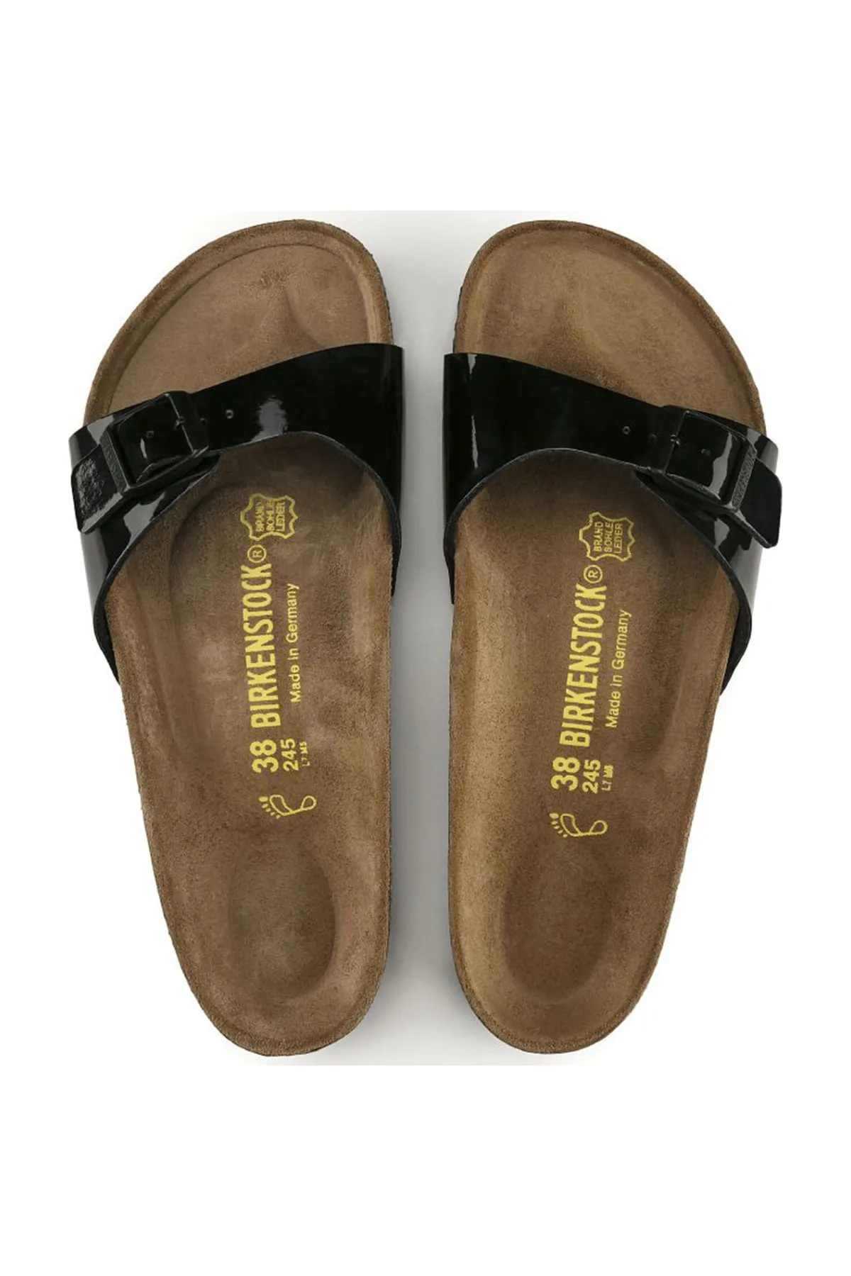 Birkenstock  Pantolette - Schwarz - Flacher Absatz