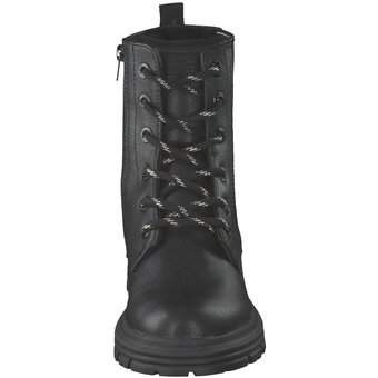 s.Oliver Schnür Boots in schwarz