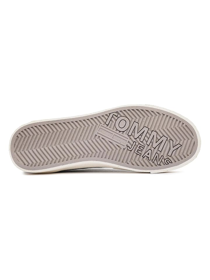 Tommy Hilfiger Shoes Leder-Sneakers in Schwarz/ Weiß günstig kaufen