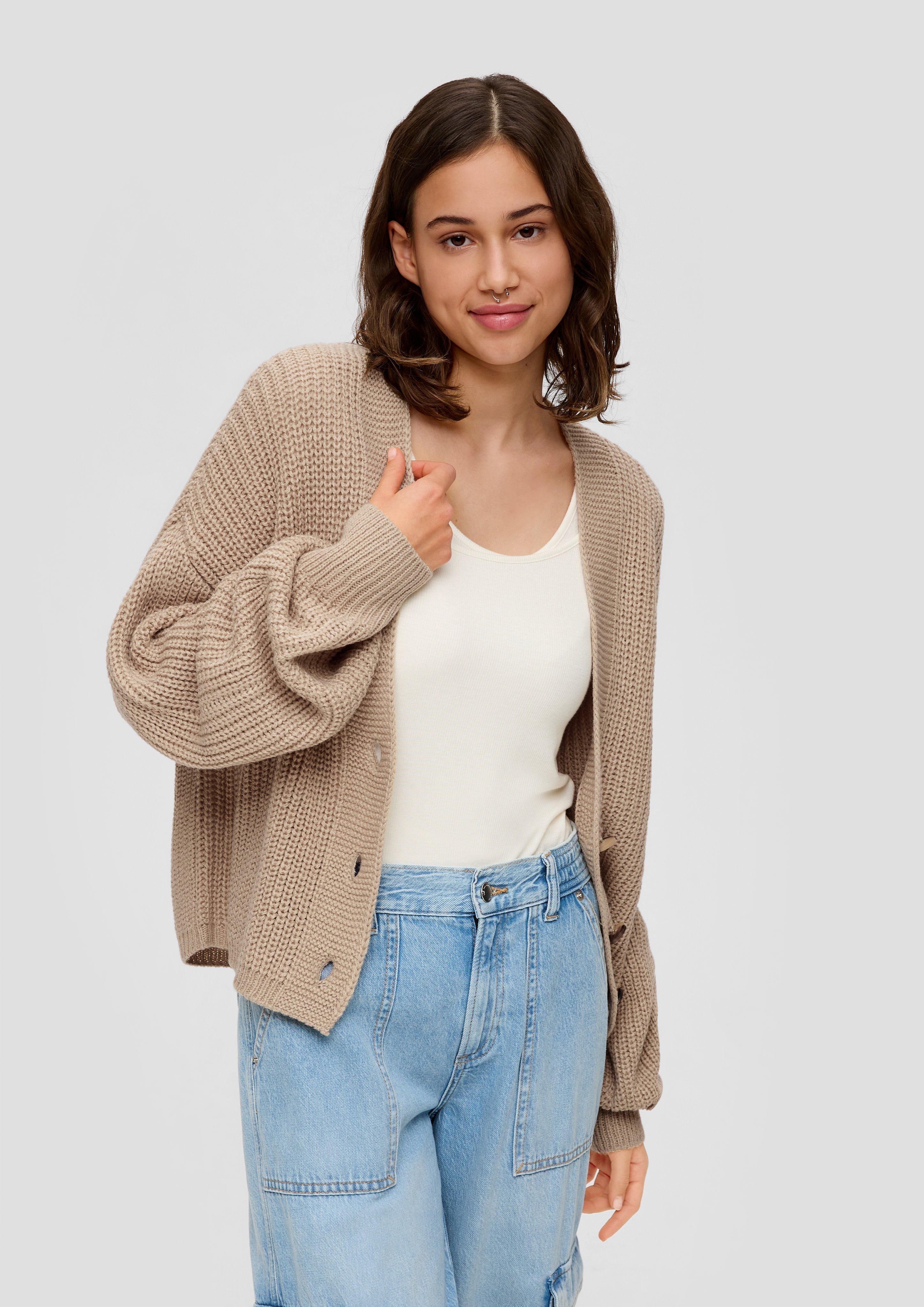 Strickjacke mit V-Ausschnitt  2140592-8170