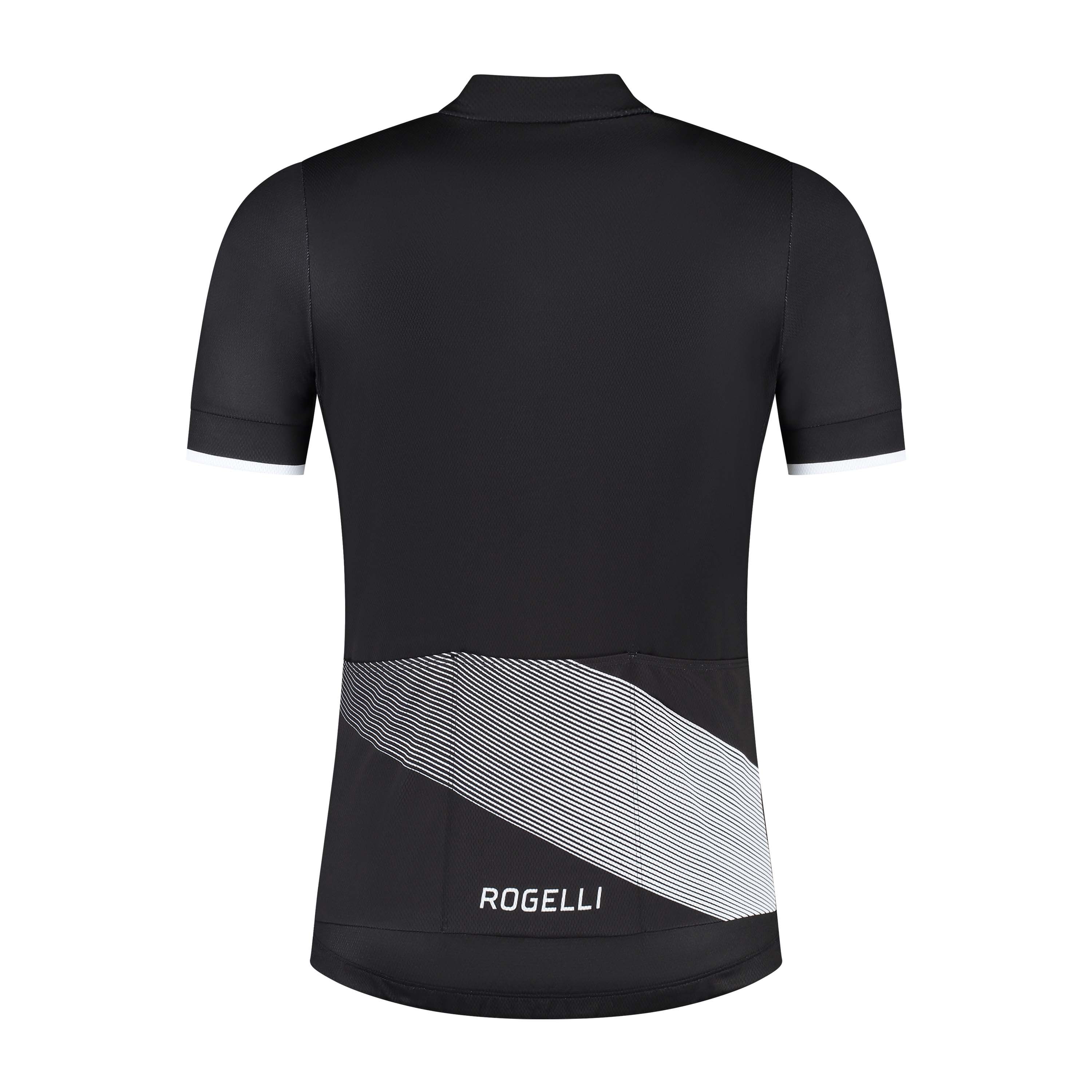 Rogelli Groove Schwarz Herren Radtrikot Kurzarm