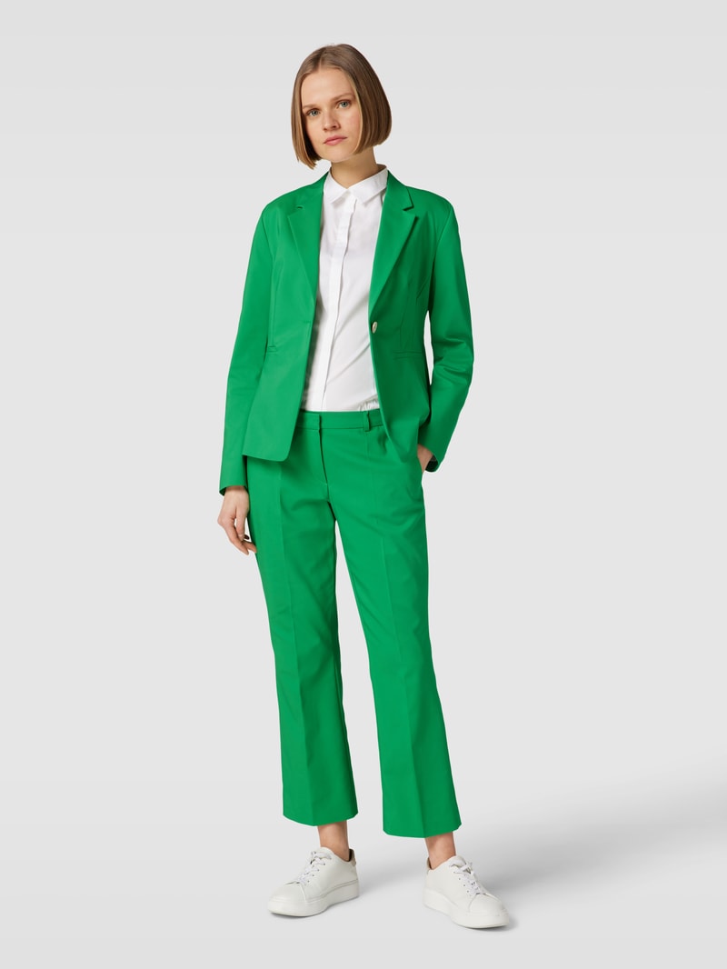Blazer mit Knopfverschluss in grün