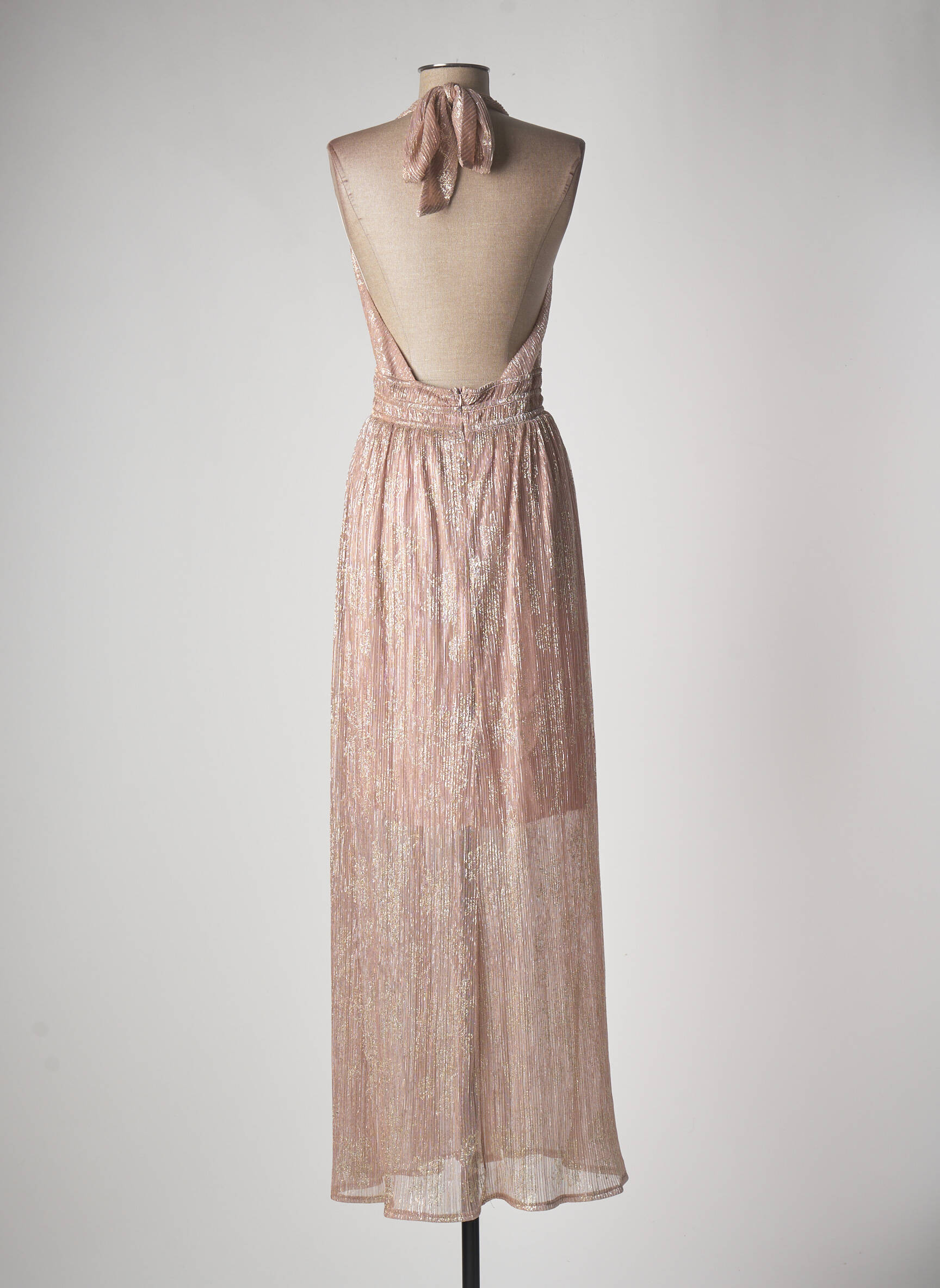 Opullence Robes Longues Femme couleur rose
