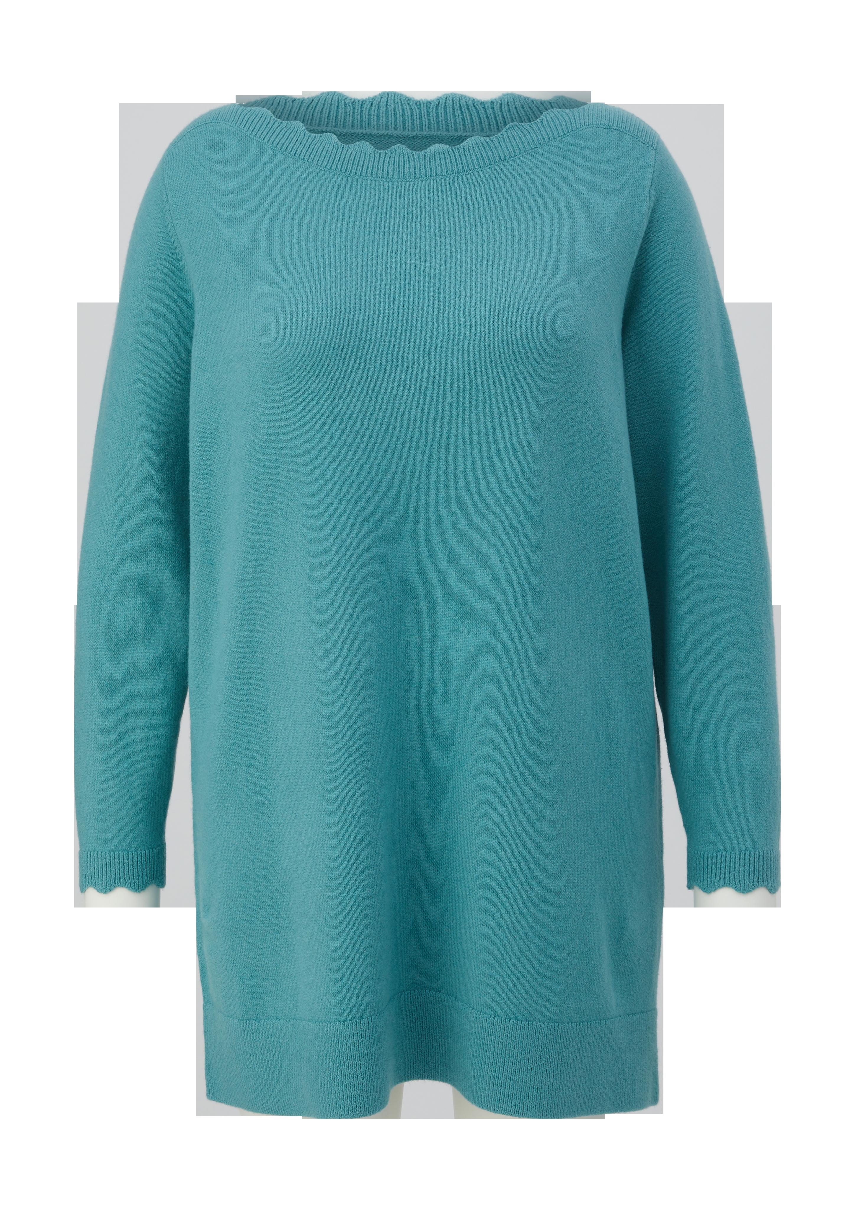 Strickpullover mit Wellen-Ausschnitt  2138182-6557