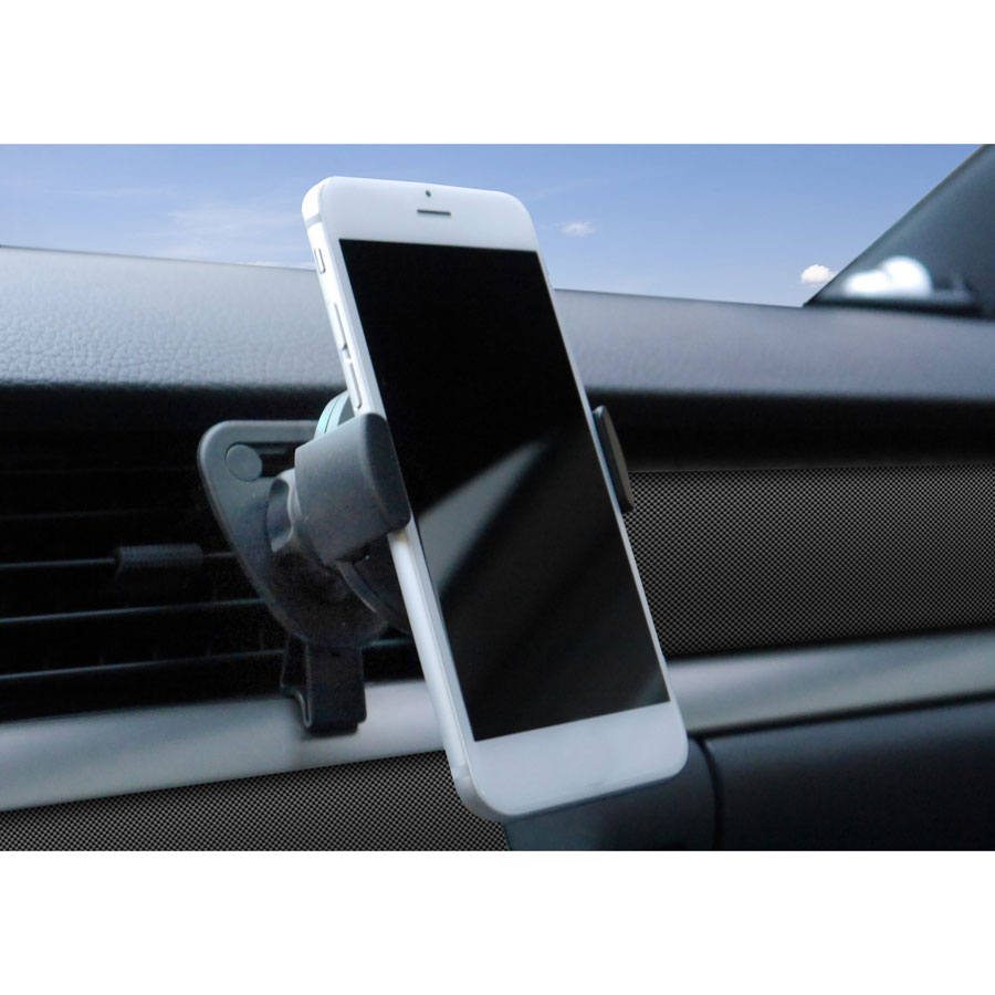 Vematro Multi Halterset für Navi und Smartphone mit Saugnapf, Schraub-, Klebe- und Lüftungsschlitz-Befestigung - ATU