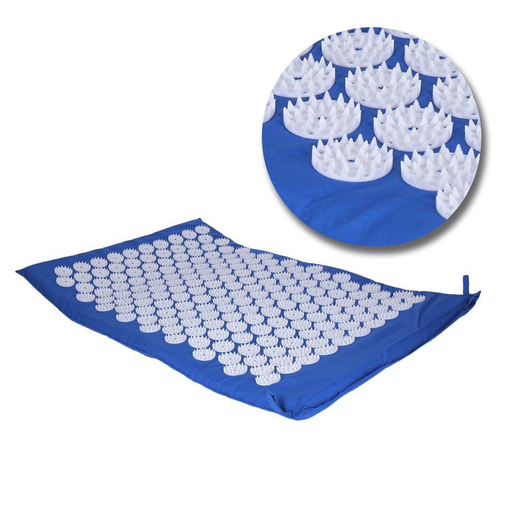 TP Akupressurmatte Akupressurmatte mit Kissen 75x44cm Blau